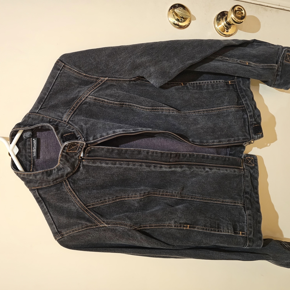 Men's Black Denim Jacket